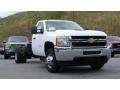 Summit White - Silverado 3500HD WT Regular Cab 4x4 Chassis Photo No. 4