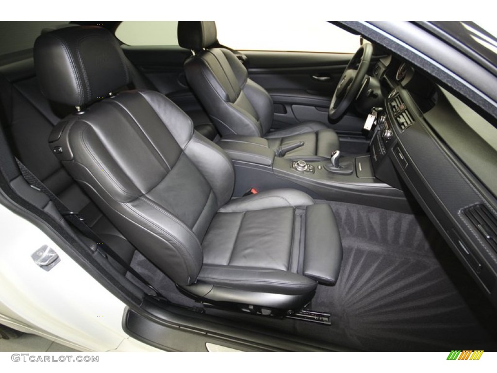 Black Novillo Leather Interior 2011 BMW M3 Coupe Photo #80536327