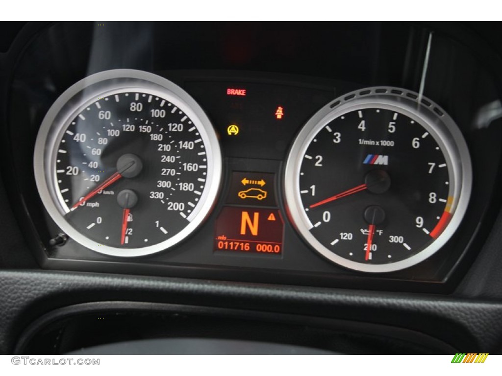 2011 BMW M3 Coupe Gauges Photo #80536362