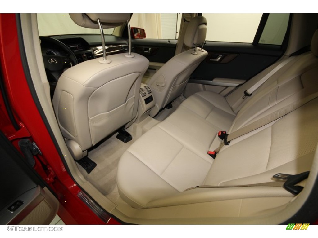 Almond/Black Interior 2010 Mercedes-Benz GLK 350 4Matic Photo #80536549