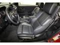 2009 BMW M3 Black Novillo Leather Interior Front Seat Photo
