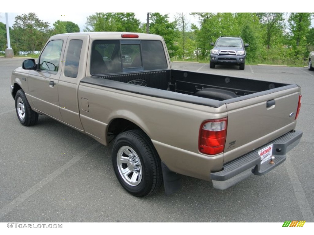 2003 Ranger XLT SuperCab - Arizona Beige Metallic / Medium Pebble photo #4