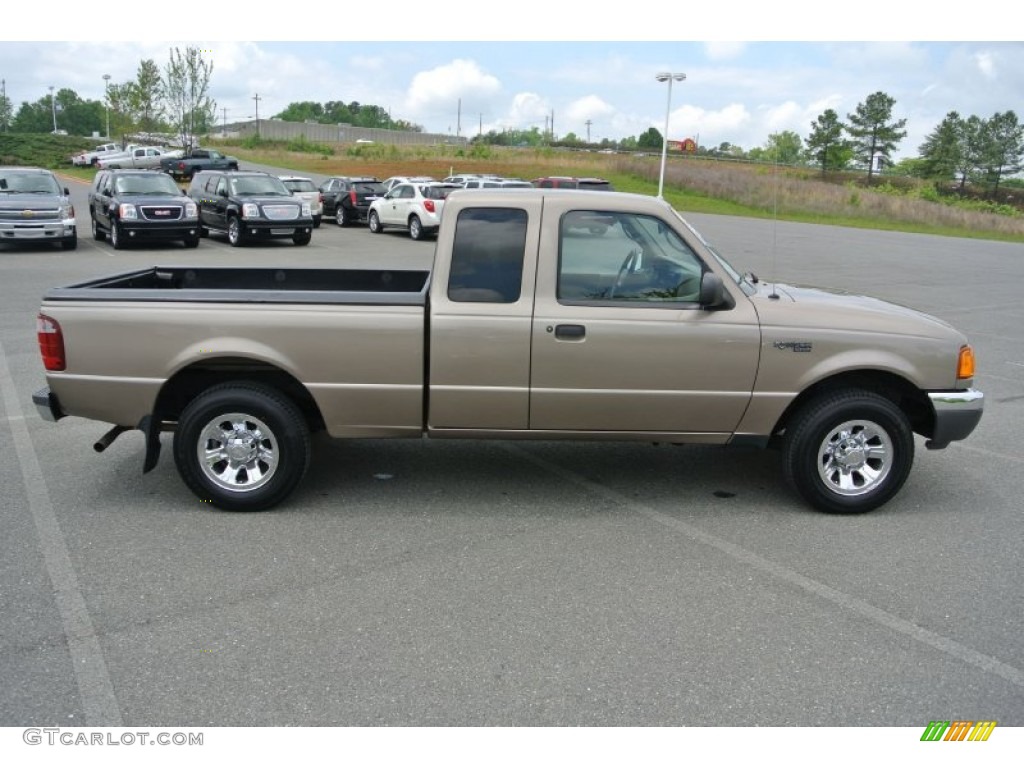 2003 Ranger XLT SuperCab - Arizona Beige Metallic / Medium Pebble photo #6