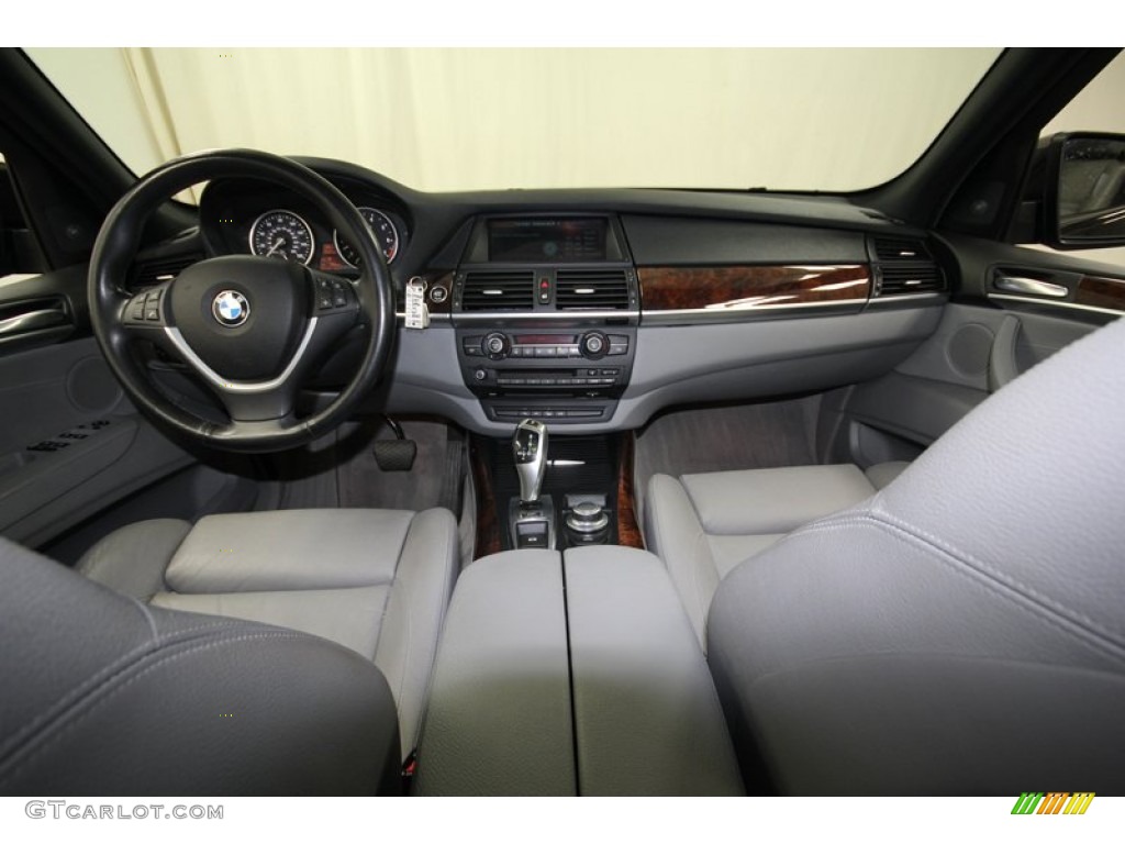 2007 BMW X5 4.8i Gray Dashboard Photo #80537218