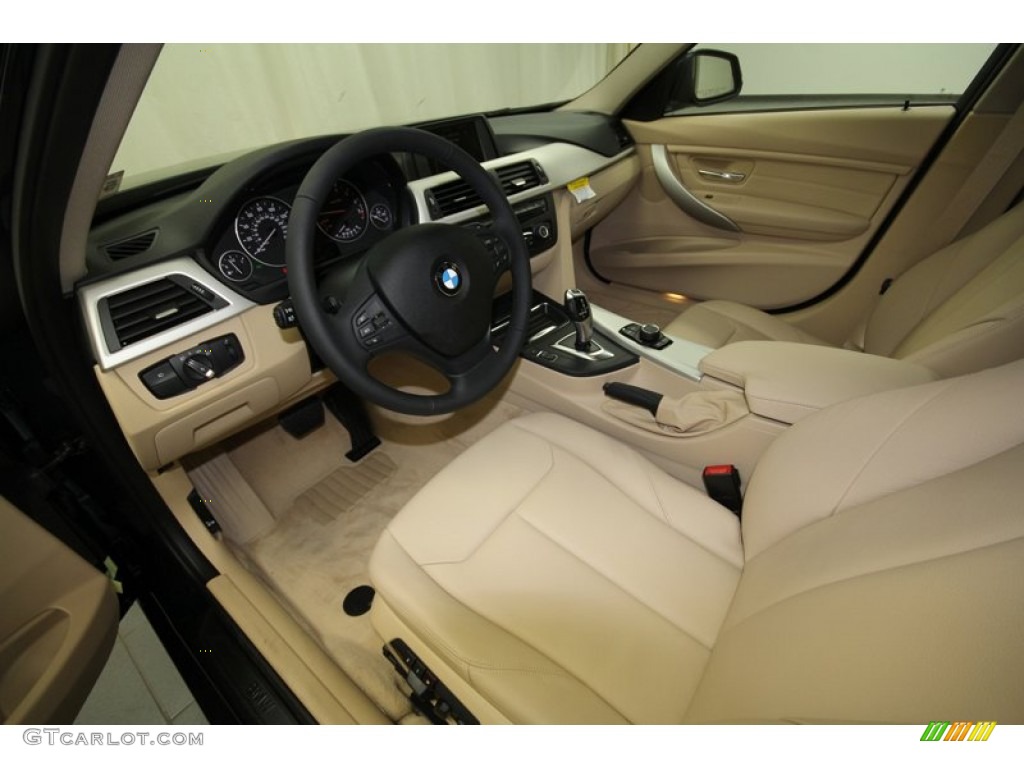 Venetian Beige Interior 2012 BMW 3 Series 328i Sedan Photo #80537500