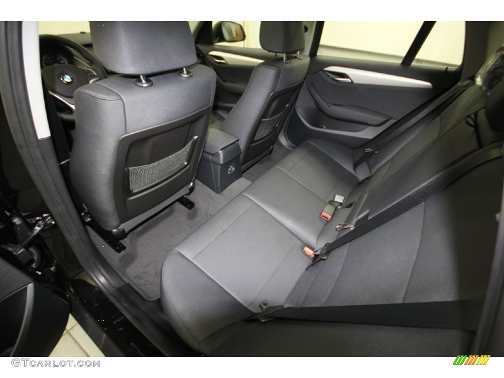 Black Interior 2014 BMW X1 sDrive28i Photo #80537770