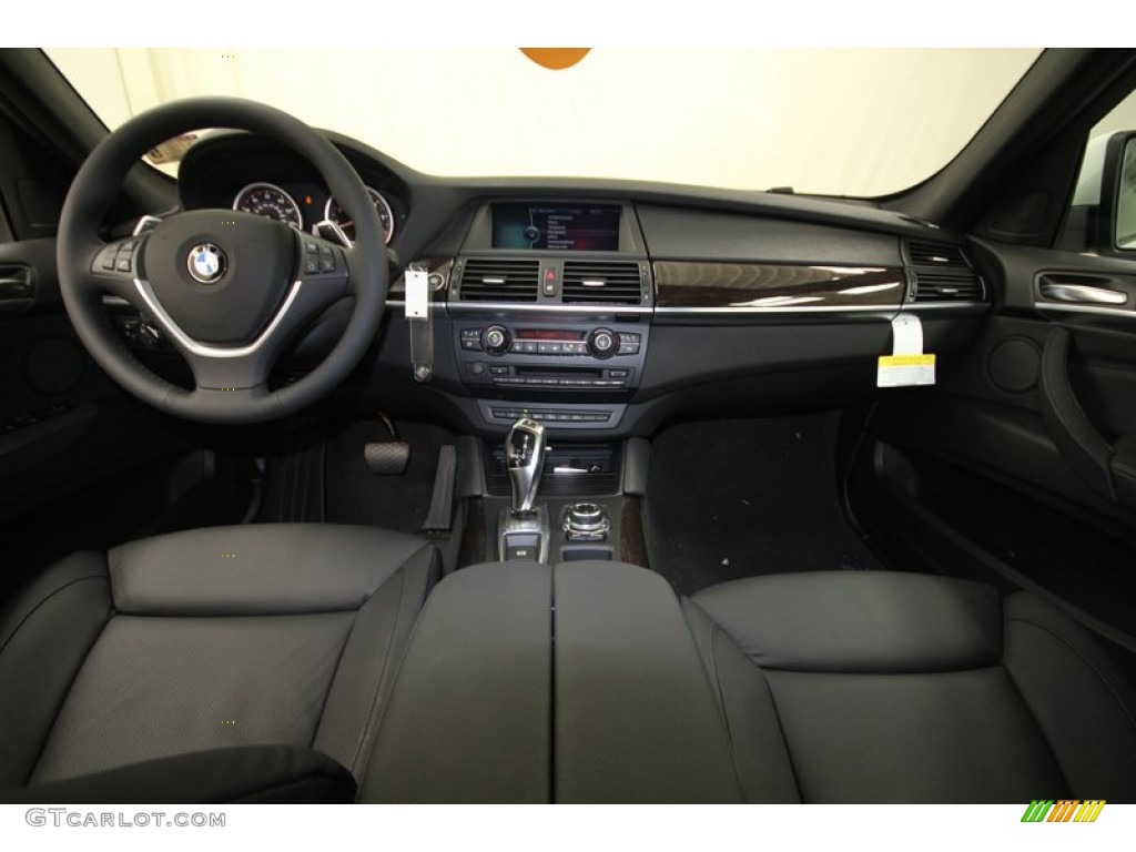 2014 BMW X6 xDrive35i Black Dashboard Photo #80537995