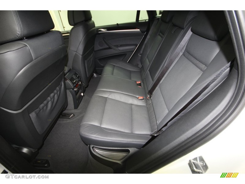 Black Interior 2014 BMW X6 xDrive35i Photo #80538019