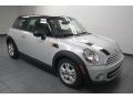 2013 White Silver Metallic Mini Cooper Hardtop  photo #6