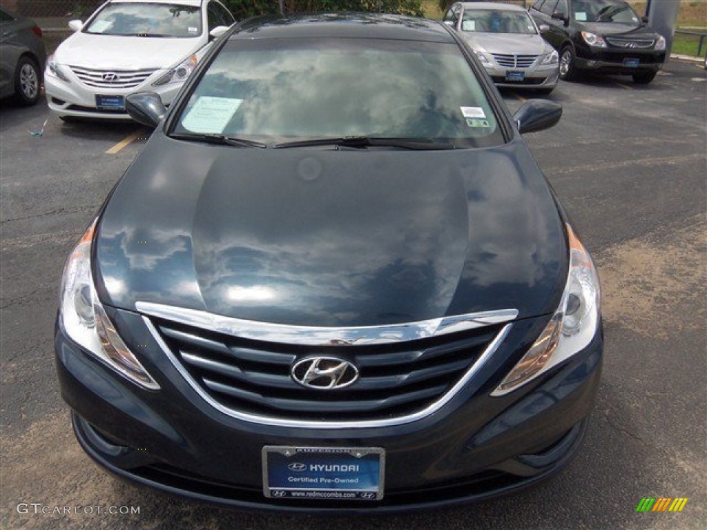 2011 Sonata GLS - Midnight Black / Gray photo #1