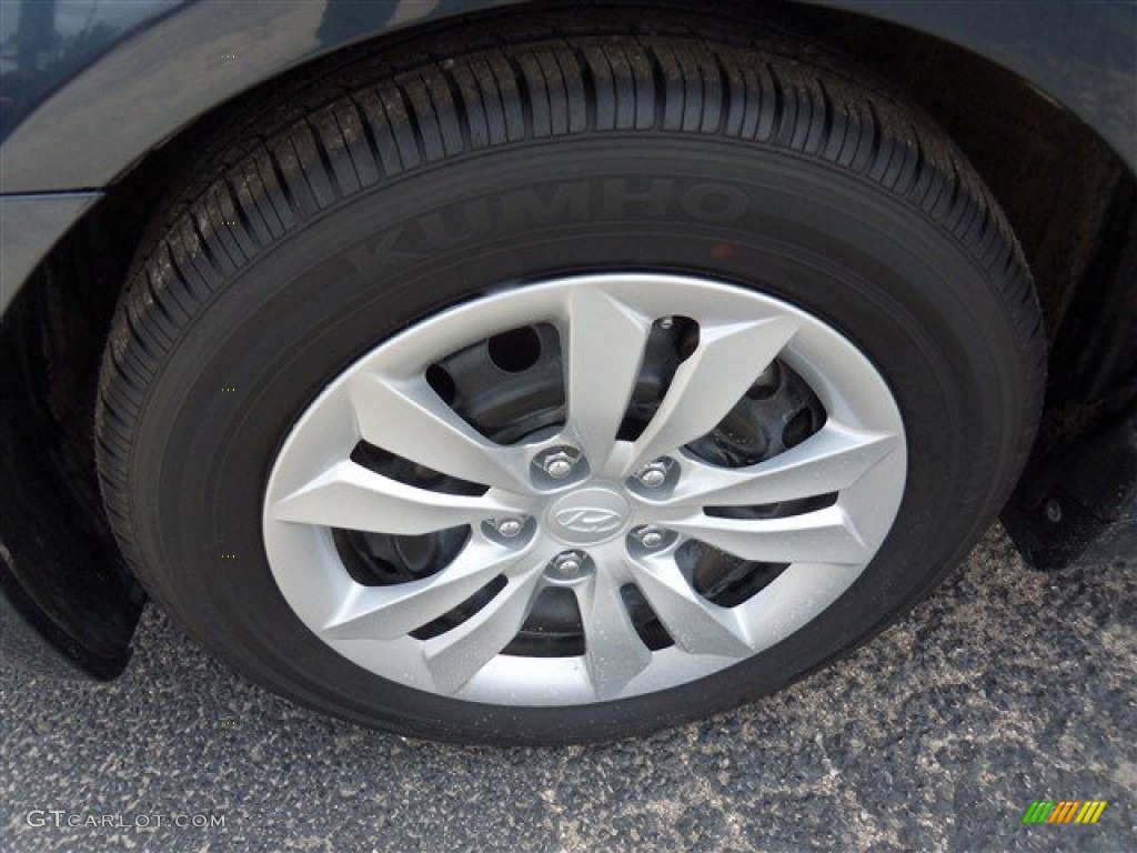 2011 Sonata GLS - Midnight Black / Gray photo #3