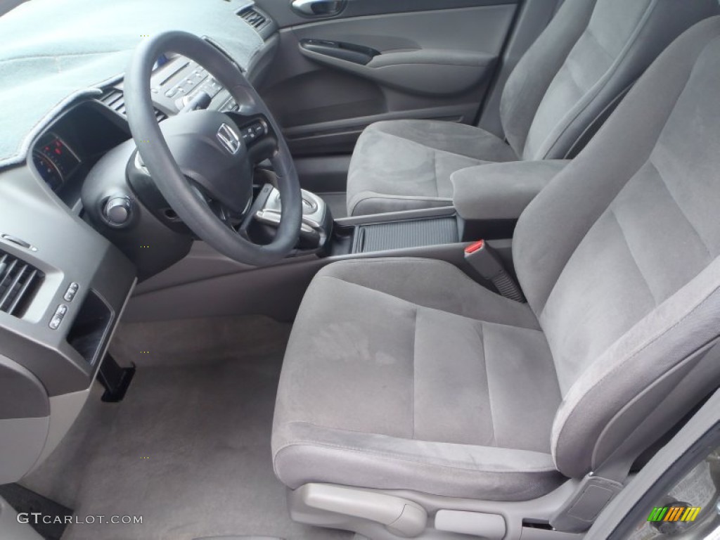 Gray Interior 2007 Honda Civic LX Sedan Photo #80540518