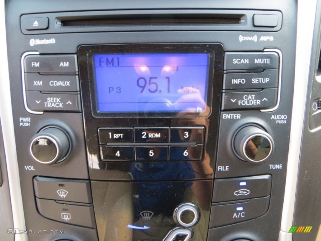 2011 Sonata GLS - Black Plum Pearl / Camel photo #42
