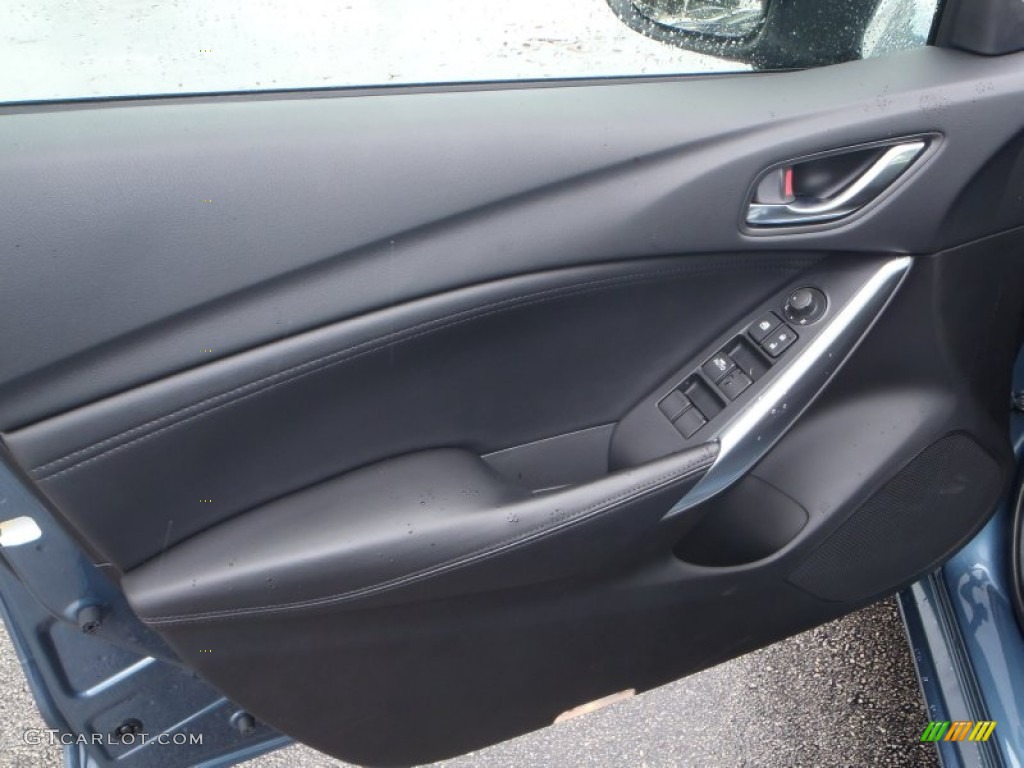2014 Mazda MAZDA6 Touring Black Door Panel Photo #80541903
