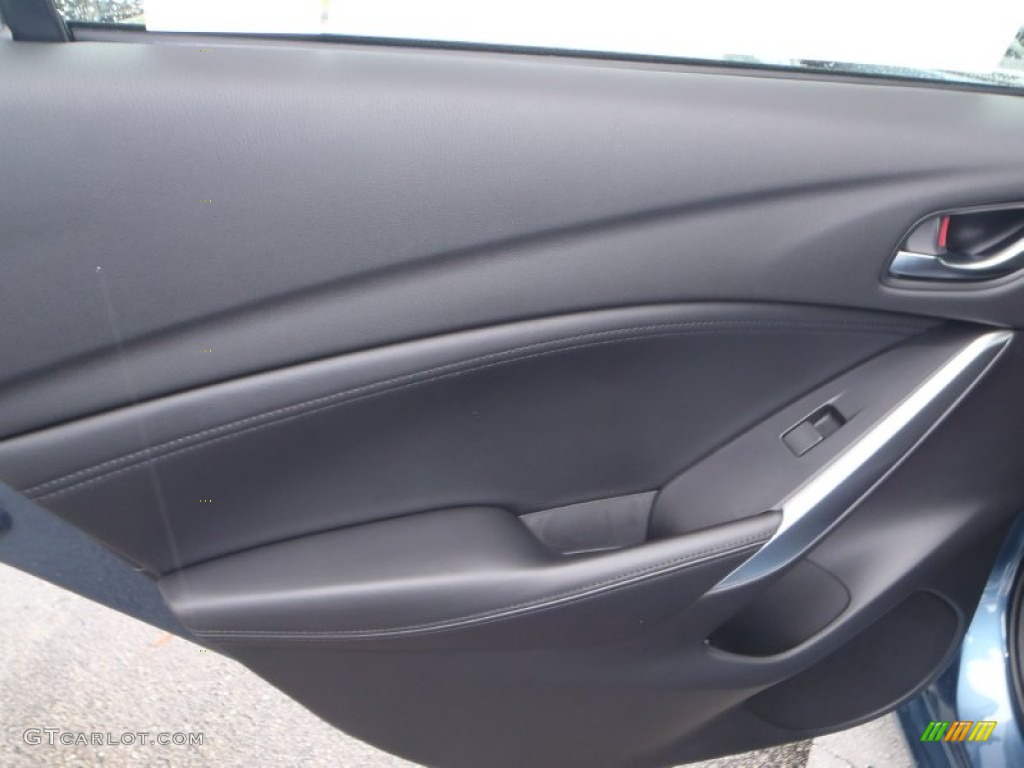 2014 Mazda MAZDA6 Touring Black Door Panel Photo #80542140