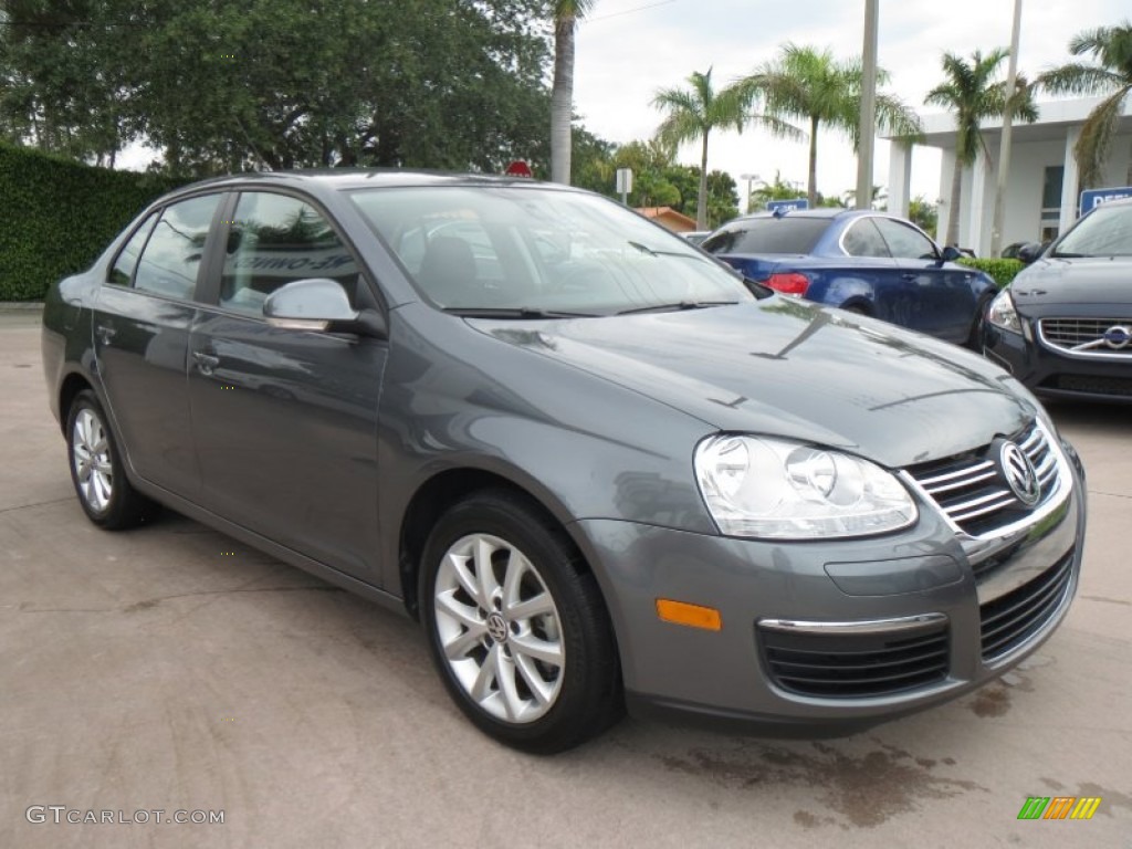 2010 Jetta Limited Edition Sedan - Platinum Grey Metallic / Titan Black photo #7