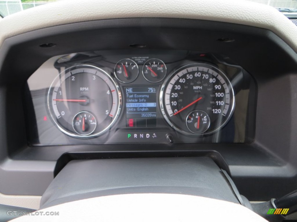 2011 Dodge Ram 5500 HD SLT Crew Cab Chassis Gauges Photo #80542777