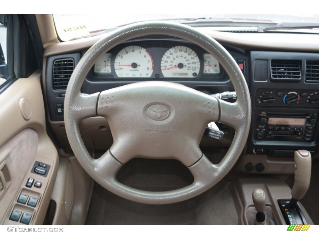 2003 Tacoma V6 Double Cab 4x4 - Black Sand Pearl / Oak photo #21