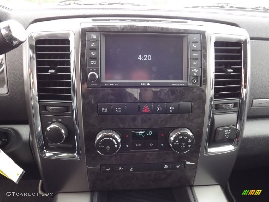 2012 Dodge Ram 3500 HD Laramie Limited Mega Cab 4x4 Dually Controls Photo #80542996