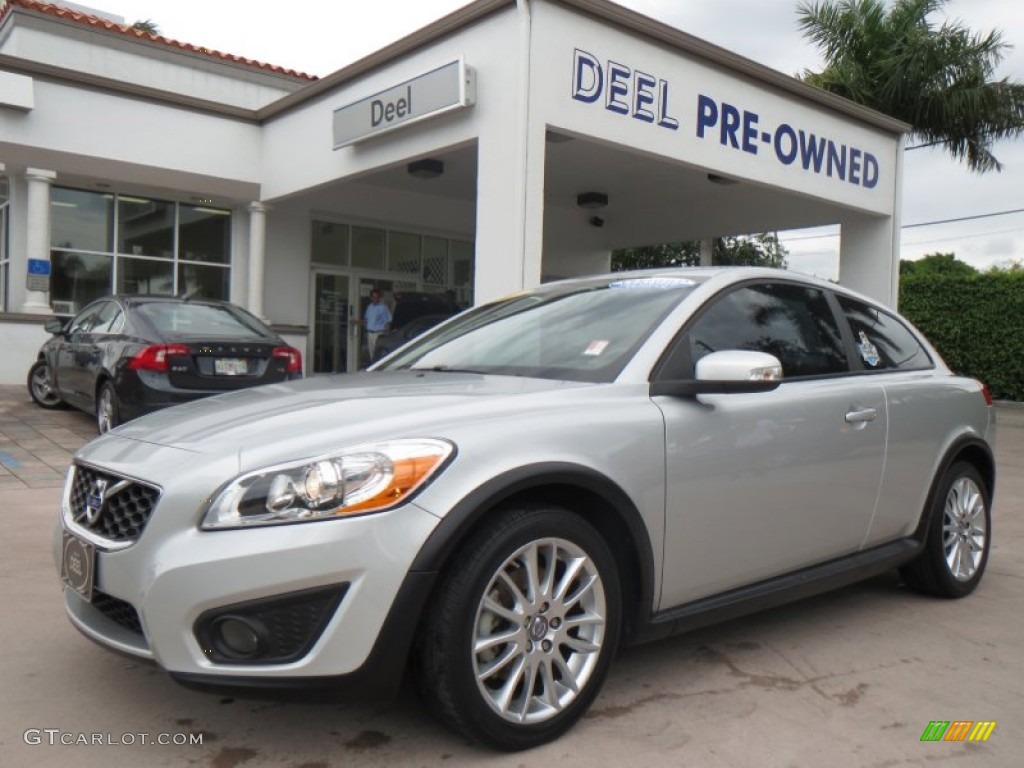 2011 C30 T5 - Silver Metallic / Off Black/Blonde T-Tec photo #1