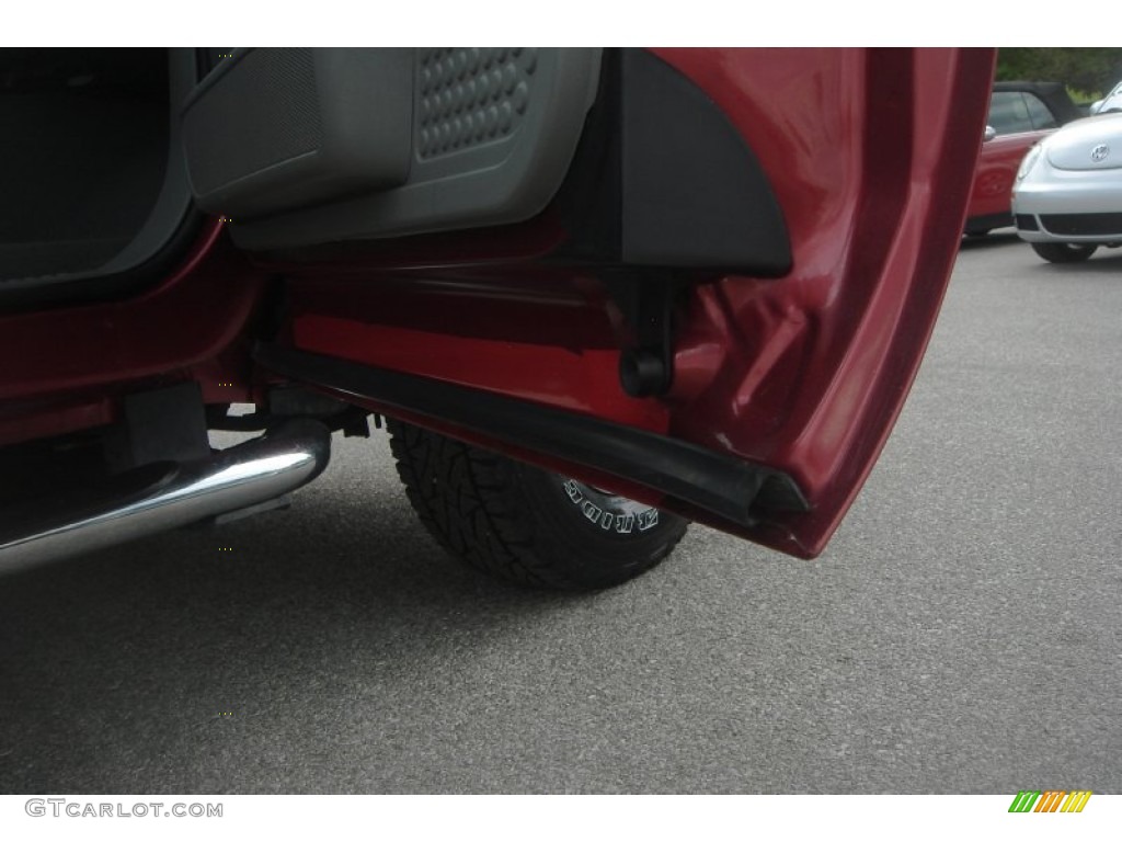 2003 F250 Super Duty XLT SuperCab 4x4 - Toreador Red Metallic / Medium Flint Grey photo #62