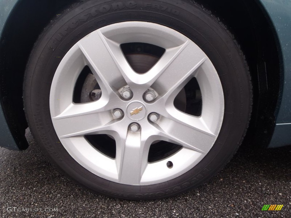 2009 Malibu LS Sedan - Silver Moss Metallic / Titanium photo #8