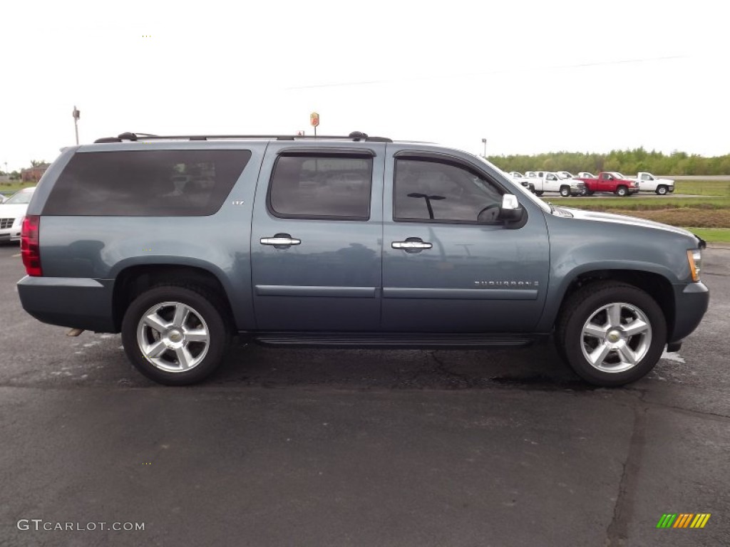 Blue Granite Metallic 2008 Chevrolet Suburban 1500 LTZ Exterior Photo #80545446