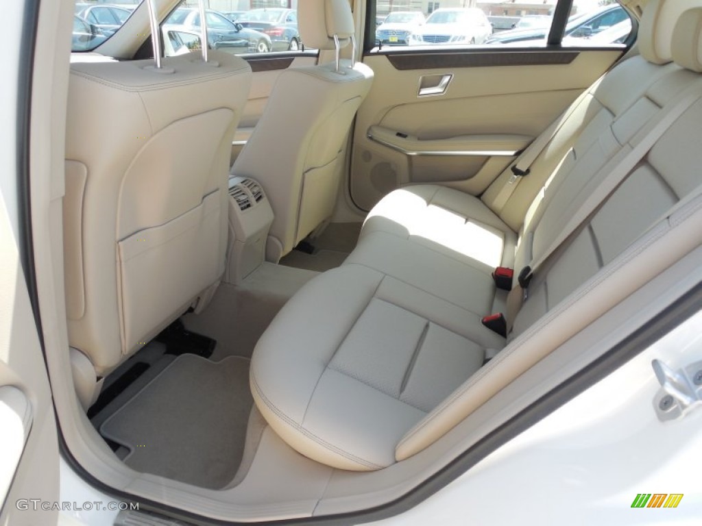 Silk Beige/Espresso Brown Interior 2014 Mercedes-Benz E 350 Sport Sedan Photo #80546341