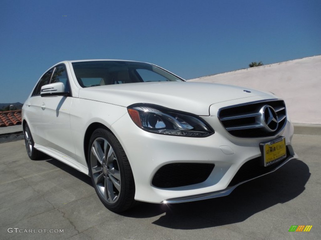 2014 E 350 Sport Sedan - Diamond White Metallic / Silk Beige/Espresso Brown photo #11