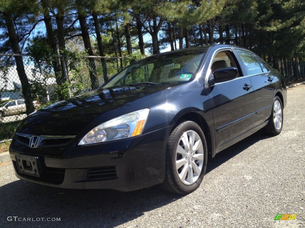 Nighthawk Black Pearl 2006 Honda Accord EX-L V6 Sedan Exterior Photo #80546906