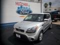 2012 Bright Silver Kia Soul +  photo #1