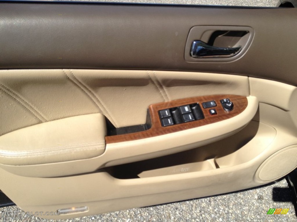 2006 Honda Accord EX-L V6 Sedan Ivory Door Panel Photo #80547127