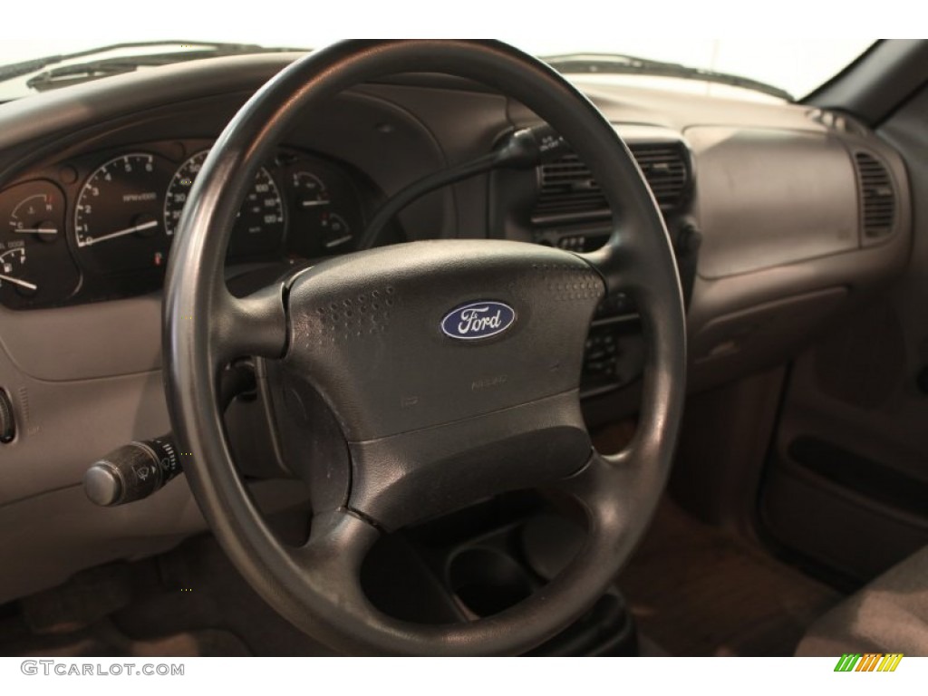 2002 Ranger XLT Regular Cab - Bright Island Blue Metallic / Dark Graphite photo #6