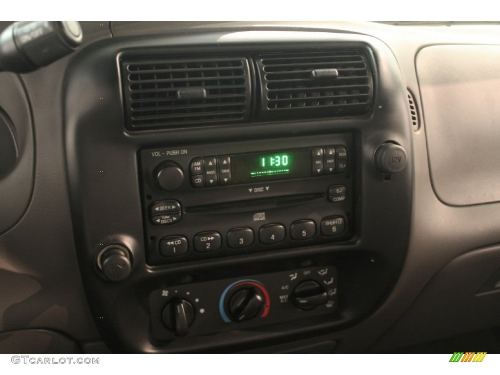2002 Ranger XLT Regular Cab - Bright Island Blue Metallic / Dark Graphite photo #8