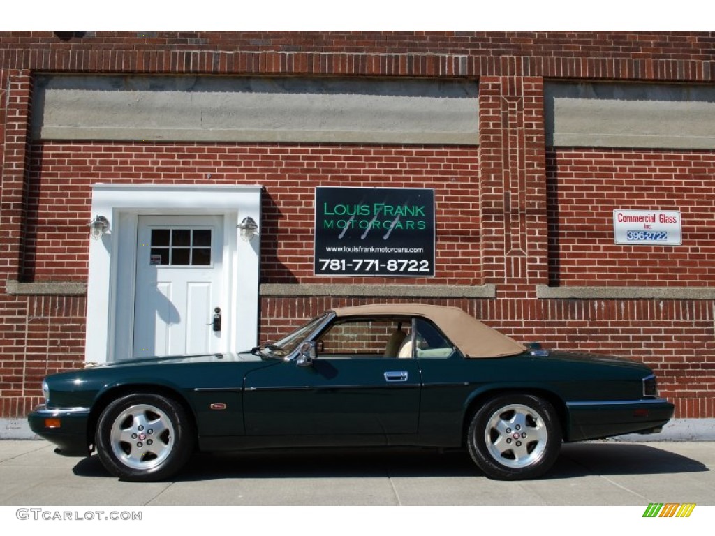 1995 XJ XJS Convertible - British Racing Green / Ivory photo #4