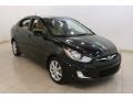 2012 Ultra Black Hyundai Accent GS 5 Door  photo #1