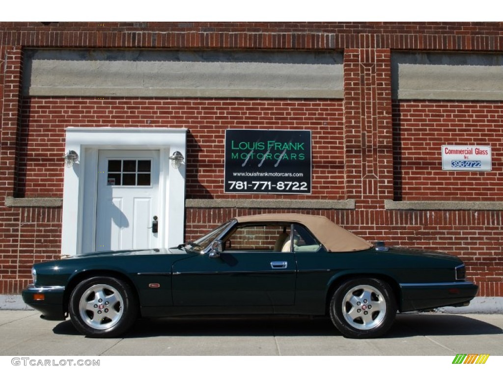 1995 XJ XJS Convertible - British Racing Green / Ivory photo #5