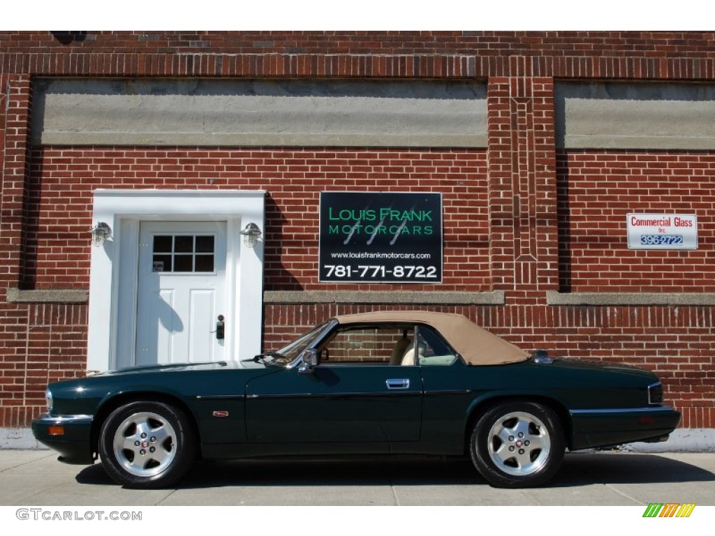 1995 XJ XJS Convertible - British Racing Green / Ivory photo #6