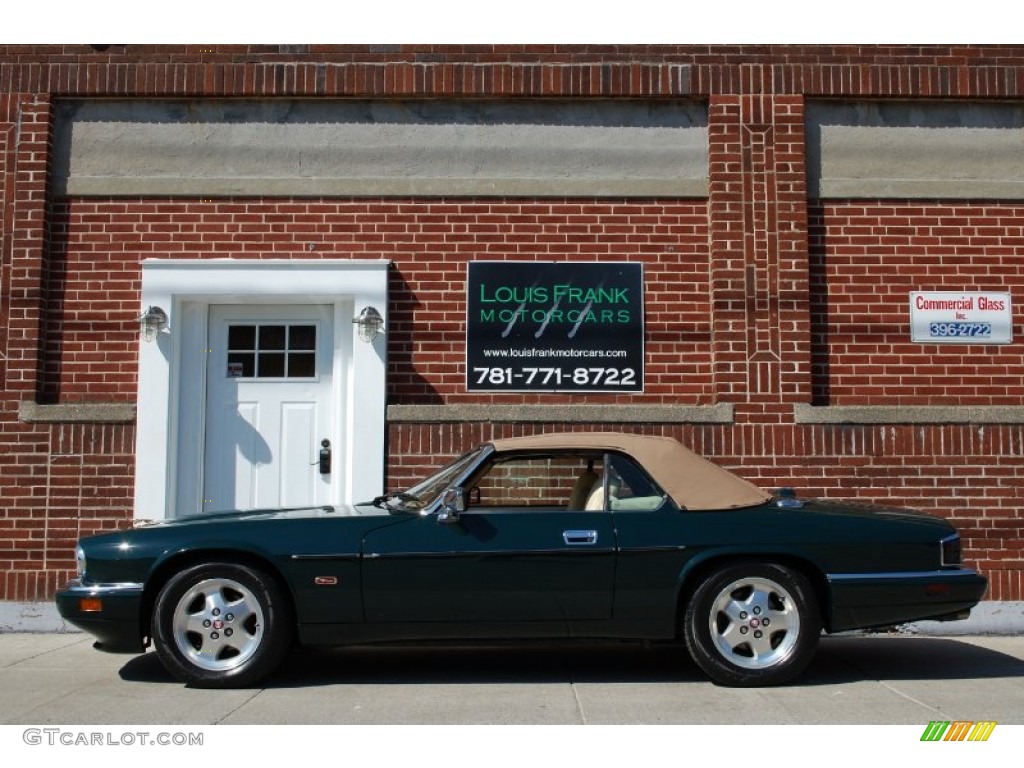 1995 XJ XJS Convertible - British Racing Green / Ivory photo #7