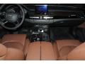 2013 Havanna Black Metallic Audi A8 L 4.0T quattro  photo #46