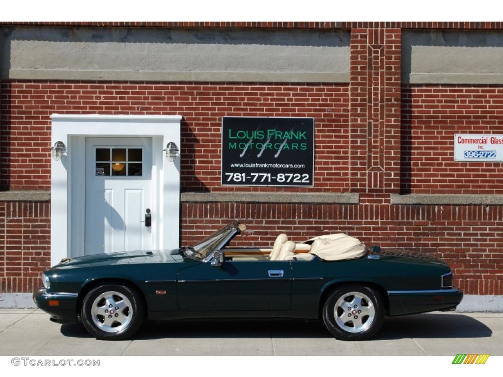 1995 XJ XJS Convertible - British Racing Green / Ivory photo #18