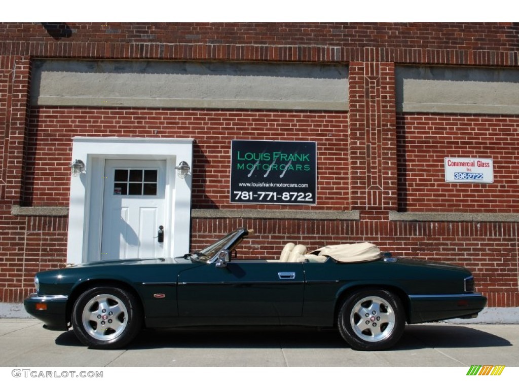 1995 XJ XJS Convertible - British Racing Green / Ivory photo #19