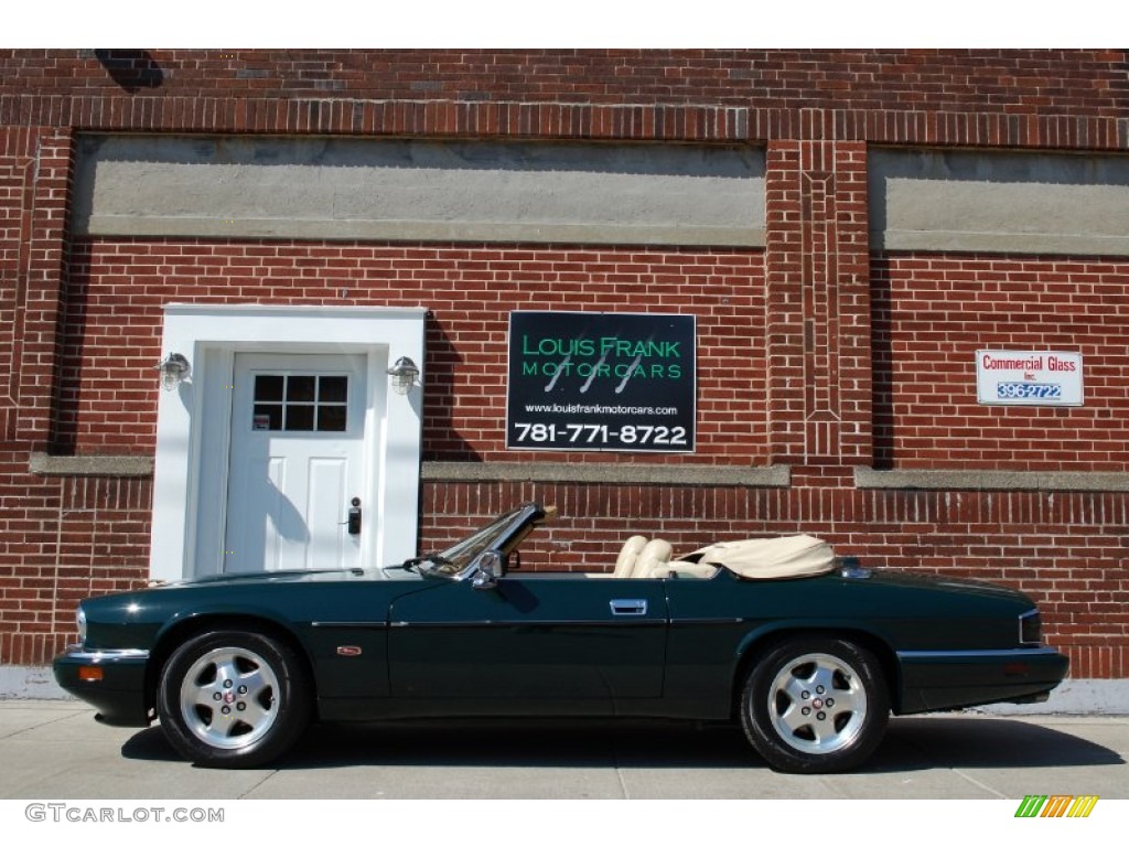 1995 XJ XJS Convertible - British Racing Green / Ivory photo #20