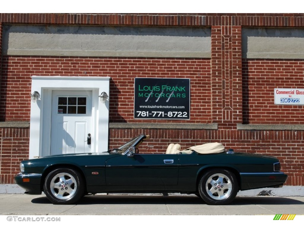 1995 XJ XJS Convertible - British Racing Green / Ivory photo #21