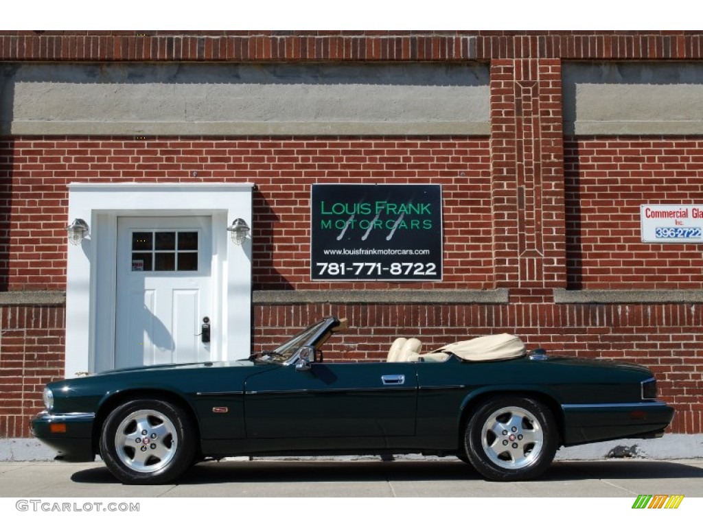 1995 XJ XJS Convertible - British Racing Green / Ivory photo #23
