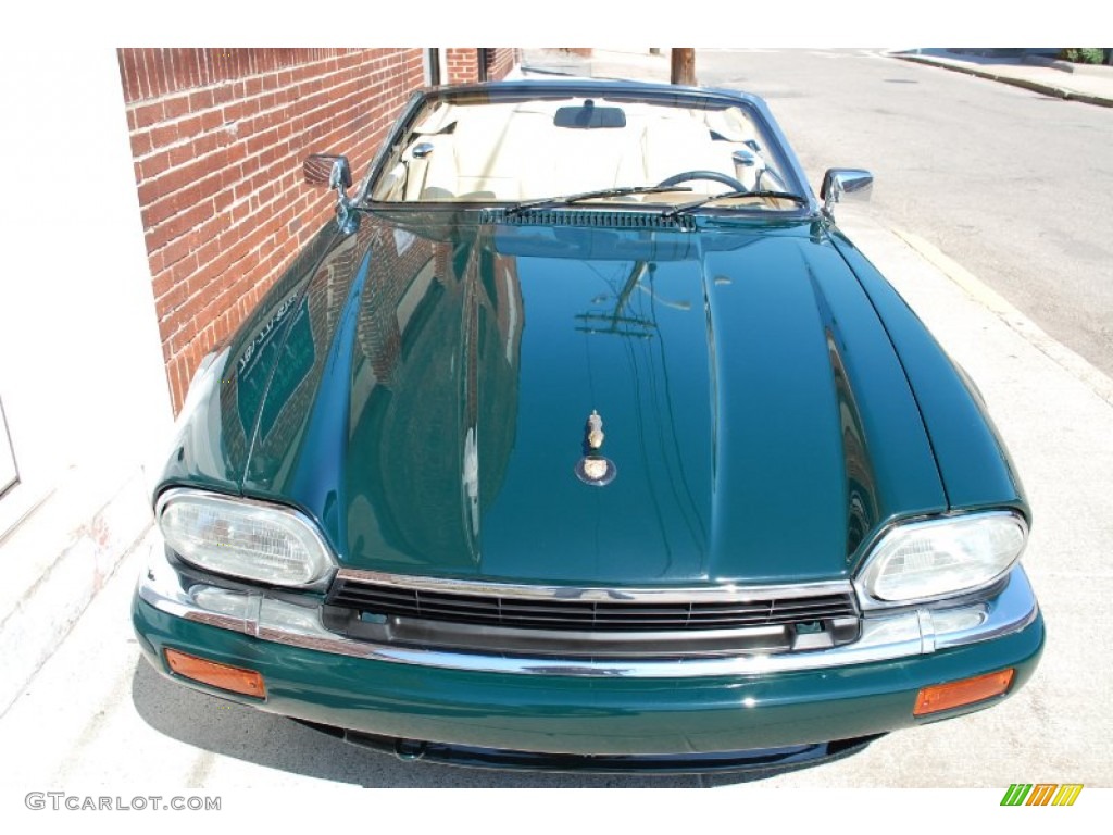 1995 XJ XJS Convertible - British Racing Green / Ivory photo #40