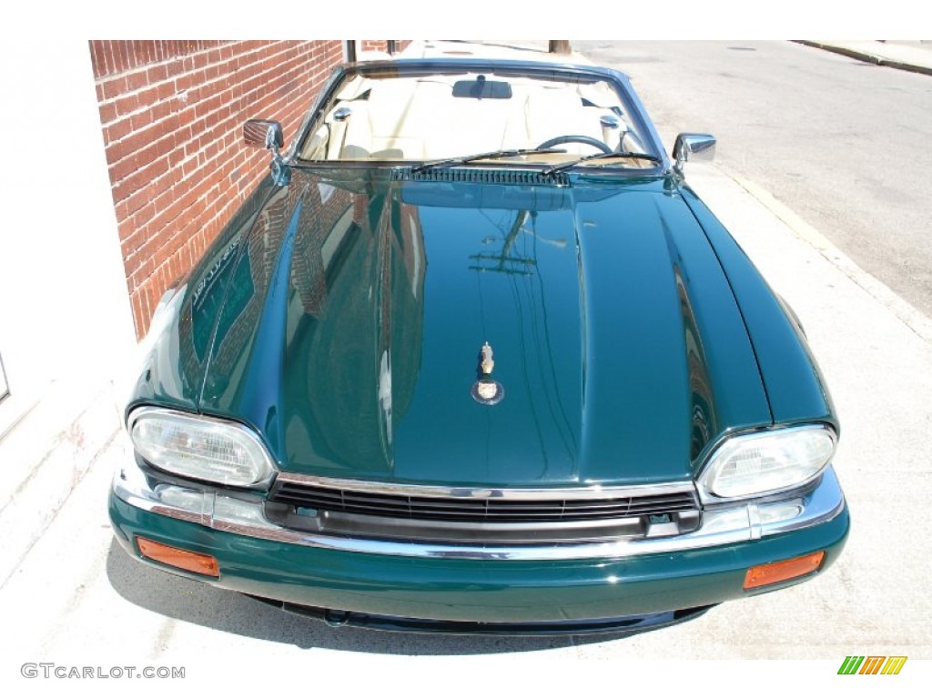 1995 XJ XJS Convertible - British Racing Green / Ivory photo #41