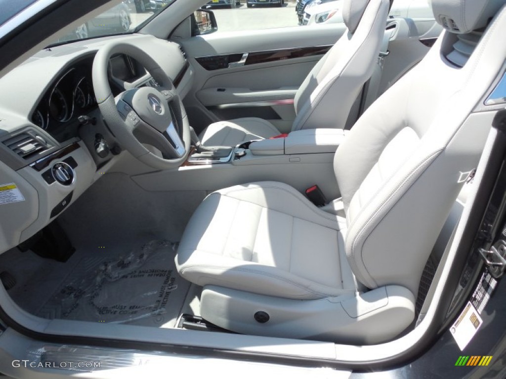 Ash/Dark Grey Interior 2013 Mercedes-Benz E 350 Cabriolet Photo #80549228