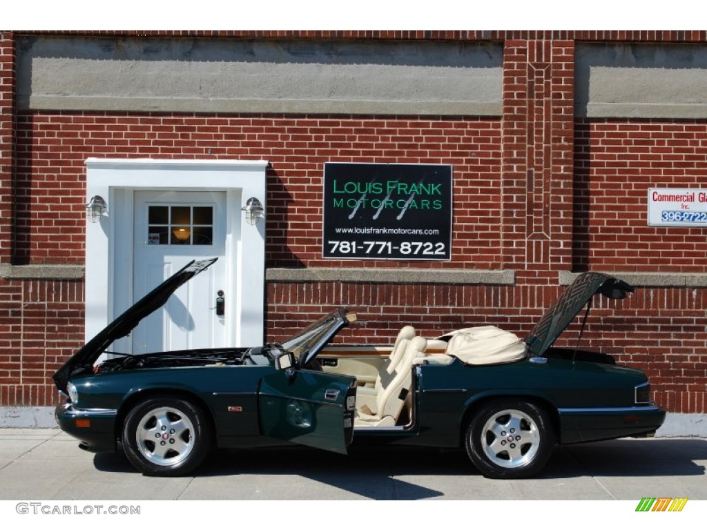 1995 XJ XJS Convertible - British Racing Green / Ivory photo #52