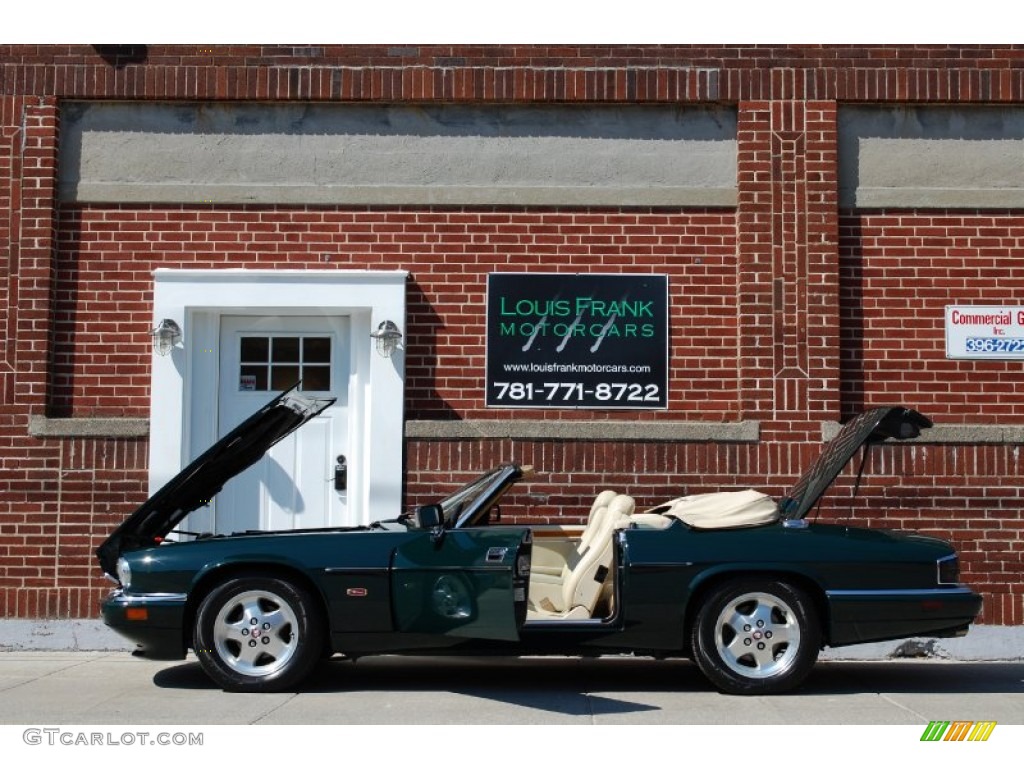 1995 XJ XJS Convertible - British Racing Green / Ivory photo #53